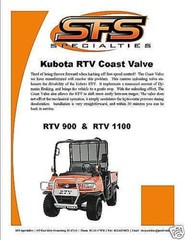 Kubota RTV 900 1100 1140 Coast Valve