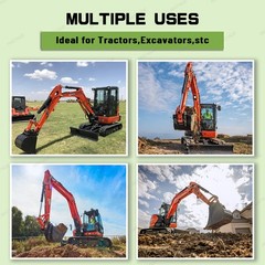 Quick Change Tach Attach Bucket Ears Attachment For Kubota KX080 KX 080 80 STEEL
