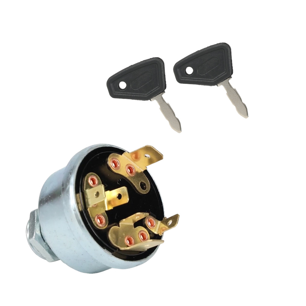 Ignition Switch w/ Keys 1874535M3 3107556R92 for Massey Ferguson 230 240 250