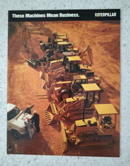 CATERPILLAR BROCHURE – 1996 HEAVY MACHINE CATALOG