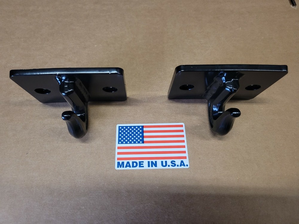5/16″ Bolt On Grab Hooks For Loader Tractor Bucket Heavy Duty Steel Pack Of (2)