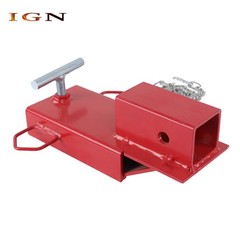2″ Receiver Forklift Trailer Hitch Attachment Trailer Towing Adapter with Chain