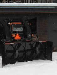 Temco Snowblast 8600A Snowblower with 6” Bolt-On Extensions