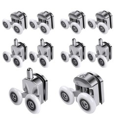 AFDHGS Shower Door Rollers 7 inches (W) x 5 (H) x 2 (T), 10 Pcs