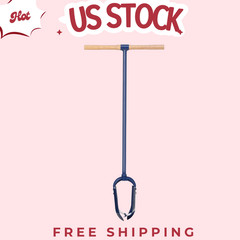 Industrial 6-Inch Manual Post Hole Auger – 46″ Large Garden Drill Bit