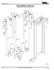 Forklift Service Parts Manual Fits Yale GLP050LX, GDP50LX(A974)
