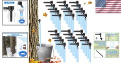 Maple Syrup Harvesting Kit – 30 Taps, 66ft Tubing, Drill Bit