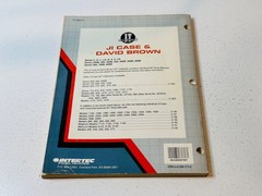 JI Case Tractor Service Repair Shop Maintenance Workshop Manual David Brown Case