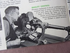 1956 Advertising Booklet * Why Cleveland Worm Gear * Cleveland Story w Letter