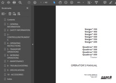 CASE IH 500 STEIGER TRACTOR MANUAL OPERATORS SERVICE SHOP ENGINE REPAIR PDF USB