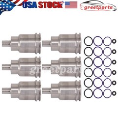 6X Fuel Injector Sleeve Cup Set 21515329 21401136 for Volvo D13 D11 D16