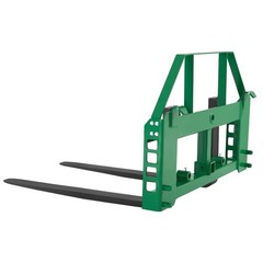 VEVOR Pallet Fork Frame Attachment with 36-inch Skid Steer Forks for JD Tractors