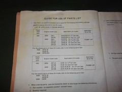 CAT CATERPILLAR 4G63 4G64 GASOLINE ENGINES PARTS MANUAL GC15-GC30 GP15-GP35 FORK