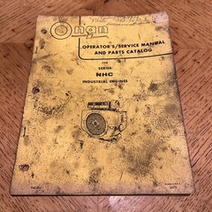 Onan NHC Series Engines Operator’s/ Service Manual and parts catalog 940-404