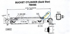 789531 replacement seal kit 2-1/2″ cyl. w/1-1/2″ Rod for Long 1548A BUCKET CYL