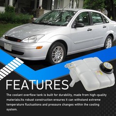 YzusGomumu Engine Coolant Expansion Reservoir Tank for Ford Focus & Transit