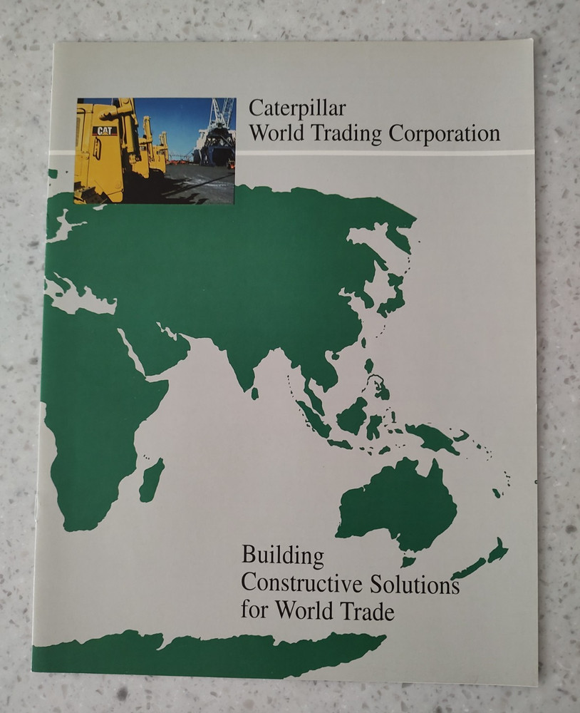 CATERPILLAR BROCHURE – HEAVY MACHINE CATALOG – WORLD TRADE