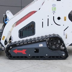 Mini Skid Steer Loader 13.5 HP B&S Standing Crawler Tracked Loader W/ Trencher