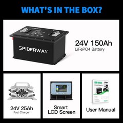 24V 150Ah Lithium Battery for Genie GS-2630 GS-2642 GS-3232 GS-3246 Scissor Lift