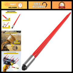 32″ Hay Bale Spear Fork – 1350 lbs Capacity, Quick Attach Spike for Tractors & L