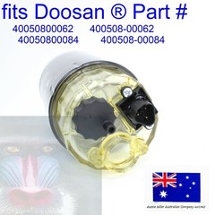 fits DOOSAN Fuel Filter and Bowl DX140 DX160 DX190 DX210 DX220 DX225 DX235 DX255