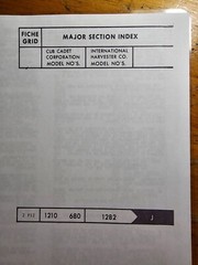 IH International Cub Cadet 680 1210 1282 Tractor Parts Catalog Manual TC-193 ’85