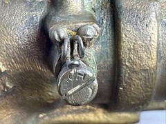 Vintage Antique Brass Tractor Carburetor Part Marked AAe 1 , 5lbs 4oz 7” L Rare!