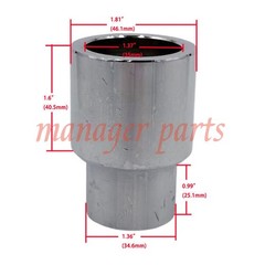 Dia. 35mm Car Lift Tray Heightening Feet Plus Pad Solid Lift Parts