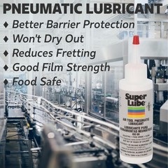 Super Lube 12004 Air Tool Lubricant, 4 oz Bottle, Translucent Clear