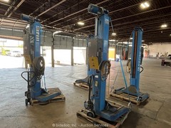 2009 Lot of (4) SEFAC PMZ Portable Heavy Duty Electrical Equipment Lift bidadoo