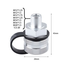 Quick Twist Oil Drain Valve with Pipe M12 M14 M16 M20 1/2-20