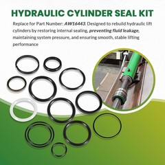 AW16443 Loader Hydraulic Lift Cylinder Seal Kit fit for John Deere 148 158 168