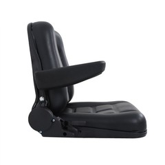 Trenchers Garden Lawn Mower Seat Forklift Seat with Adjustable Backrest Armrest