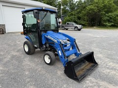 UNUSED 2023 NEW HOLLAND WORKMASTER 25S- ENCLOSED CAB W/ HEAT- LOADER- ONLY 9HRS!
