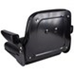 S830801 Low Back Seat, Black Vinyl Fits Allis Chalmers