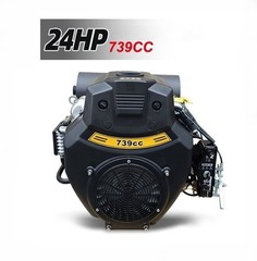 739cc 4 Stroke v Twin 23HP 24HP 27HP Small Mini Gasoline Engine for Rato R740