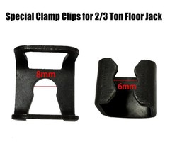 6PCS Floor Jack Spare Parts for 2 Ton Horizontal Car Hoop Black