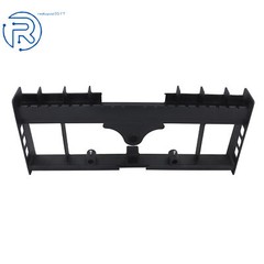 2500LBS Heavy-Duty Skid Steer Pallet Fork Frame W/Receiver Hitch & Spear Sleeves