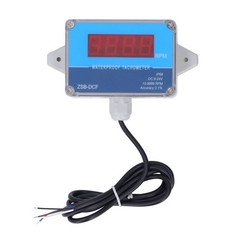 Motor Tachometer Speed Meter Sensor IP68 LED Digital Display DC 8V‑24V