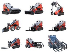Grapple Grabber mini skid steer loader attachments for TYPHON STOMP SKID STEER