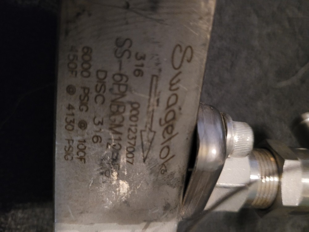 swagelok needle valve ss-6pnbgm12