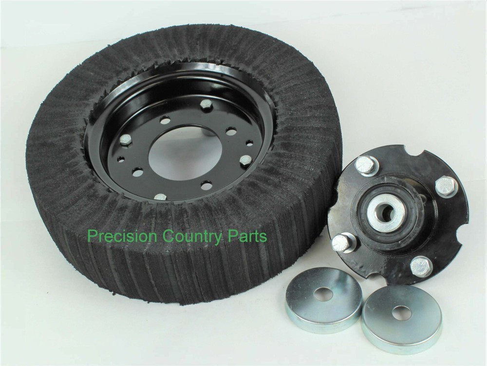 Tail Wheel 4×15 4 bolt Heavy duty cast iron hub 3/4″ Axle W/bushing / bearings