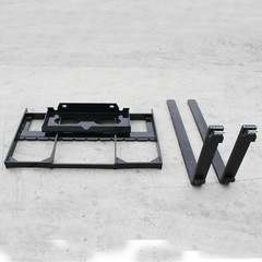 Mini Skid Steer Loader Hydraulic Sliding Forks Pallet Forks U.S. Inventory
