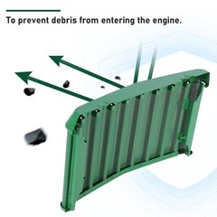 Front Hood Grille For John Deere 770 870 970 790 990 1070 3005 4005 # AM876800