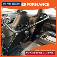 ECOTRIC 49″ Universal Iron Racing Safety Seat Belt Chassis Roll Harness Bar Rod