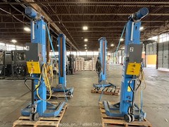 2009 Lot of (4) SEFAC PMZ Portable Heavy Duty Electrical Equipment Lift bidadoo