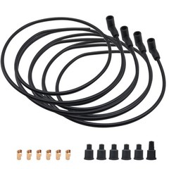 4x 9N12259B Cylinder Spark Plug Wire Set For Ford Tractor 2N 8N 9N 9N12259A
