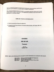 Farmall And International 100 130 140 Tractor Service Manual Repair Shop Book Ih