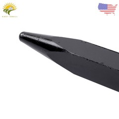 49″ Hay Bale Spear 4500 lbs Capacity Spike Fork Tine For Tractors Loaders Steel