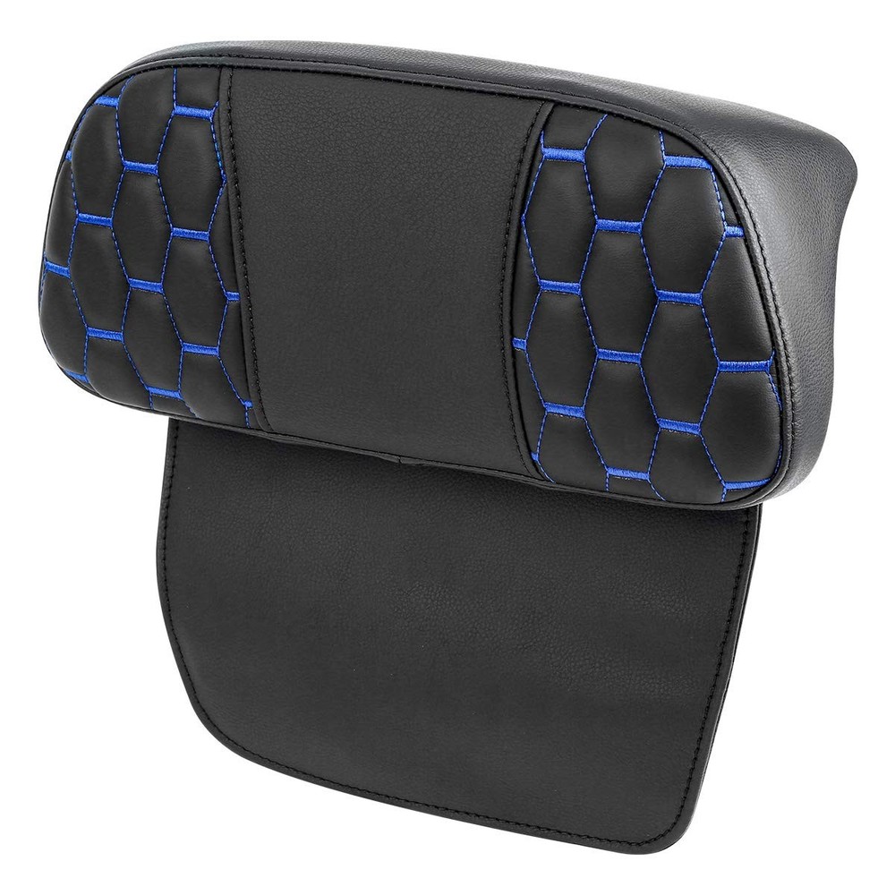 Chopped Tour-Trunk Passenger Backrest Pad Harley Touring 14-23 Black Stitching